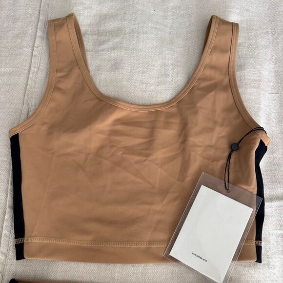 Wardrobe NYC Bike Shorts and Crop Top Set S - Picture 3 of 11